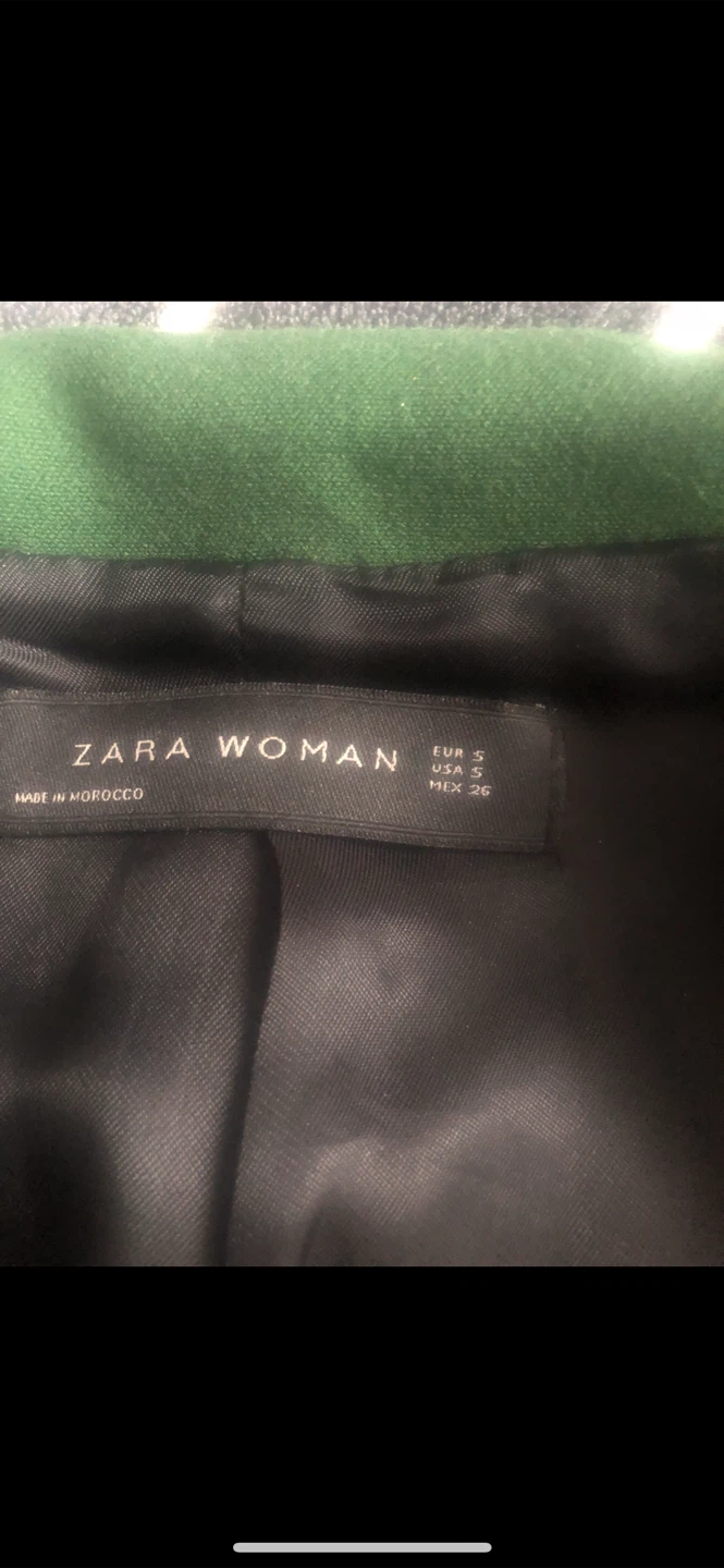 Zara Woman Green Blazer Jacket - photo 2