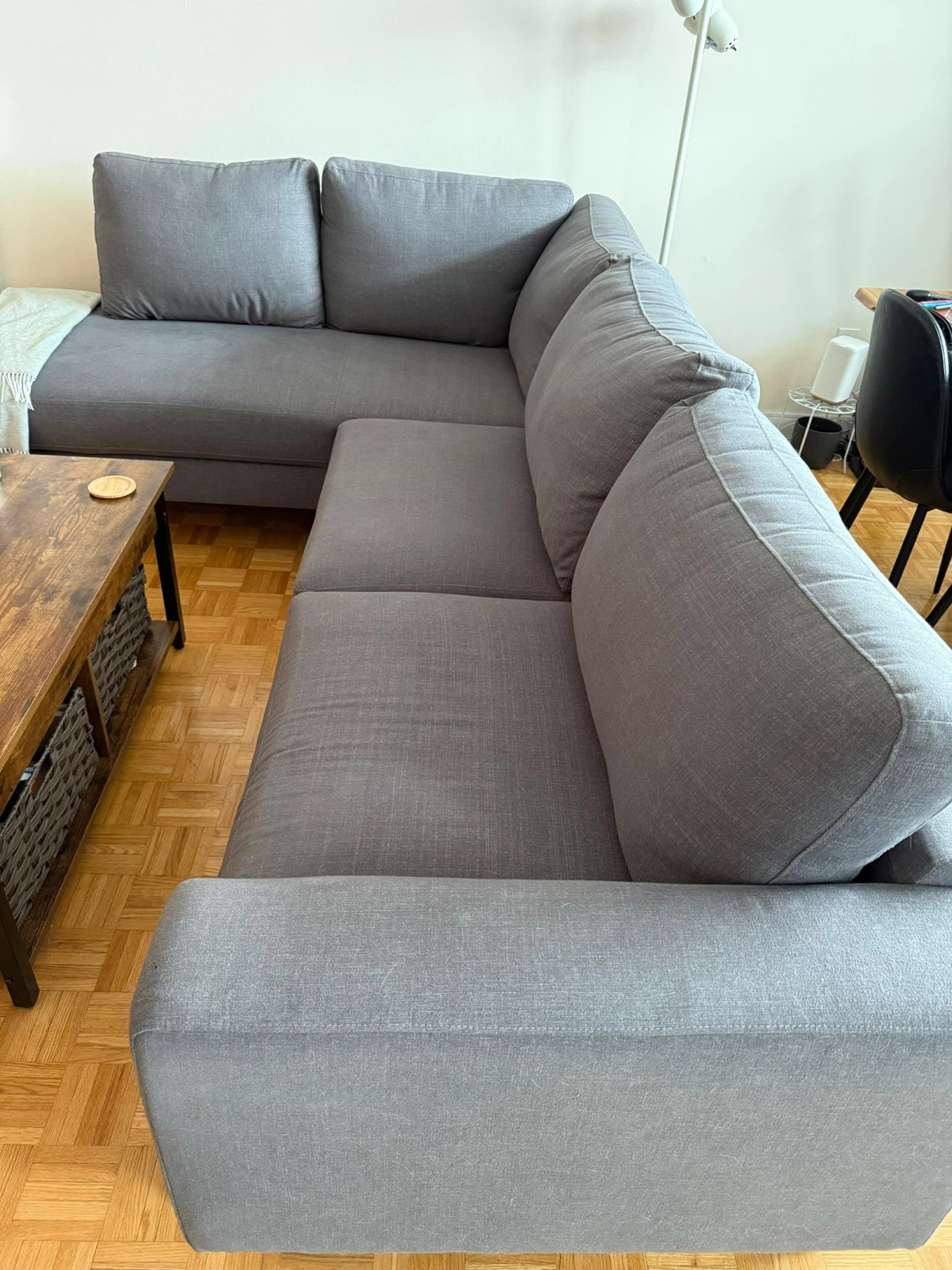 Grey Sectional Sofa - photo 5