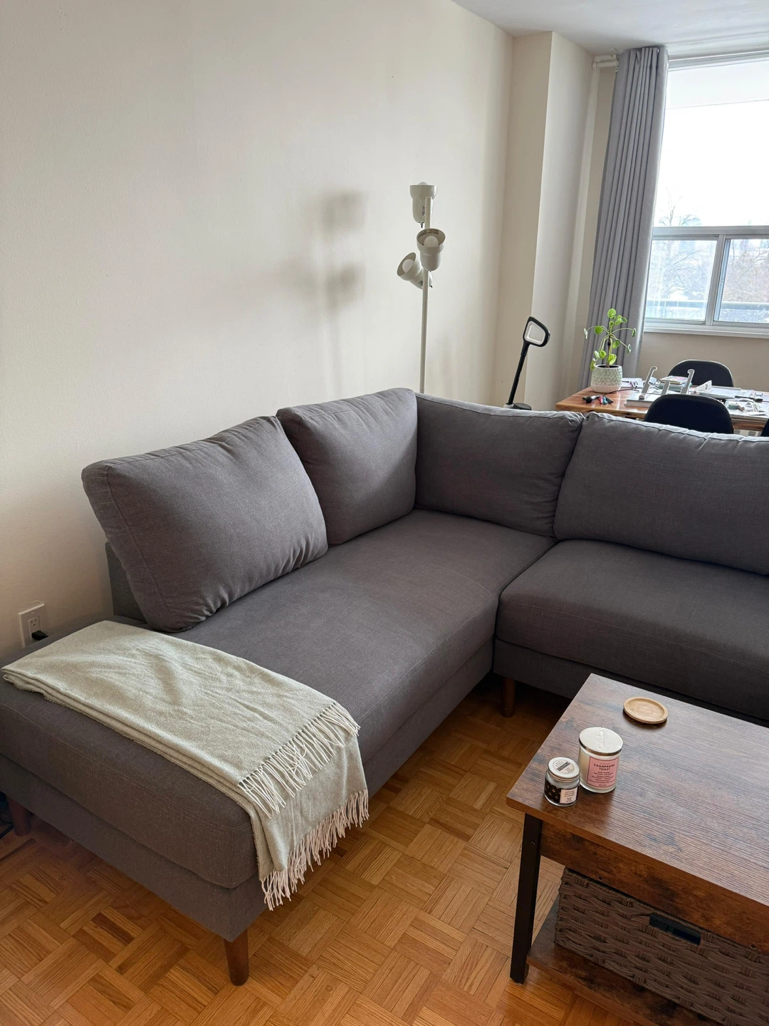 Grey Sectional Sofa - photo 2