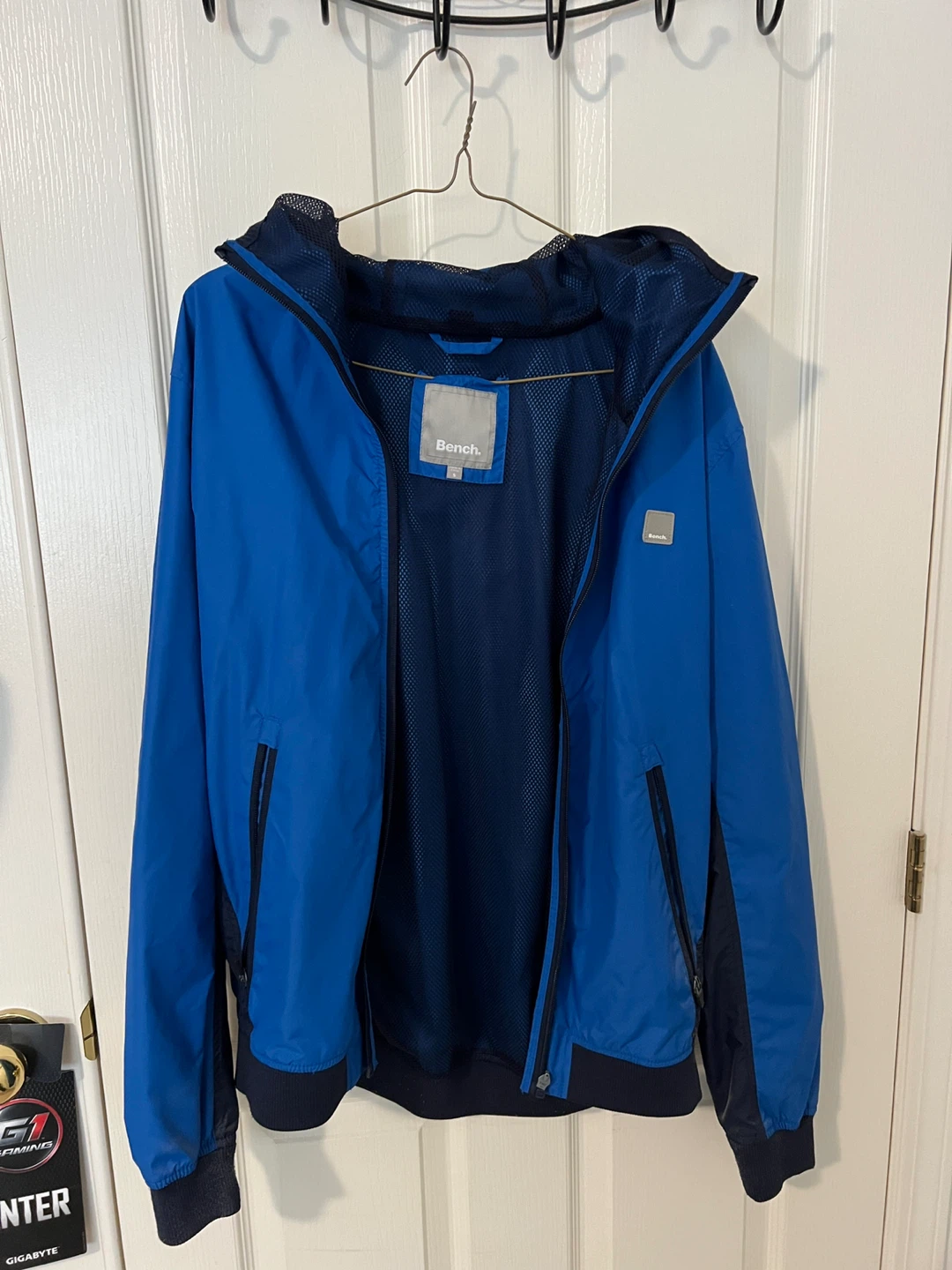 Bench Blue Hooded Jacket