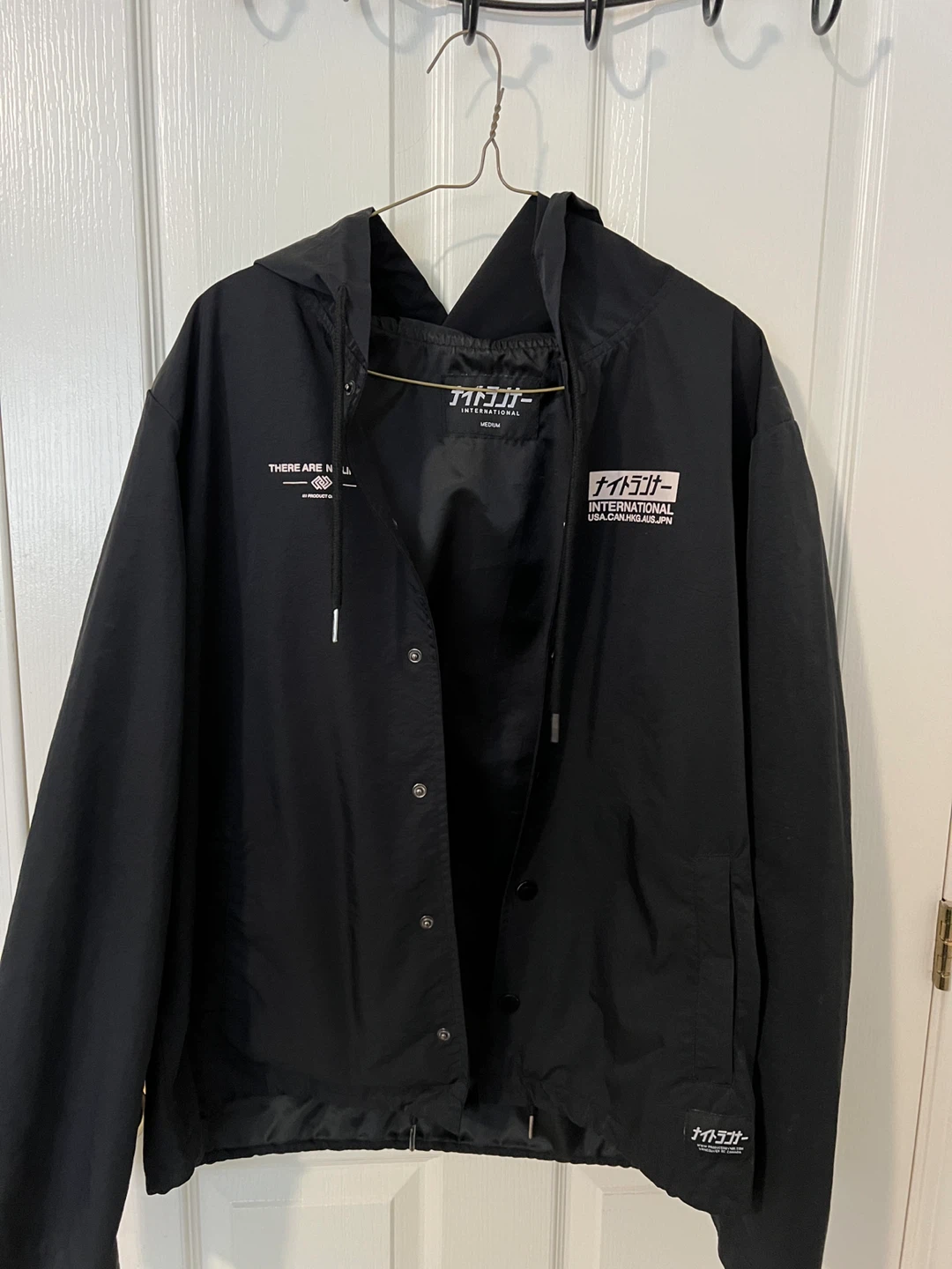 Nightrunner International Black Hooded Jacket