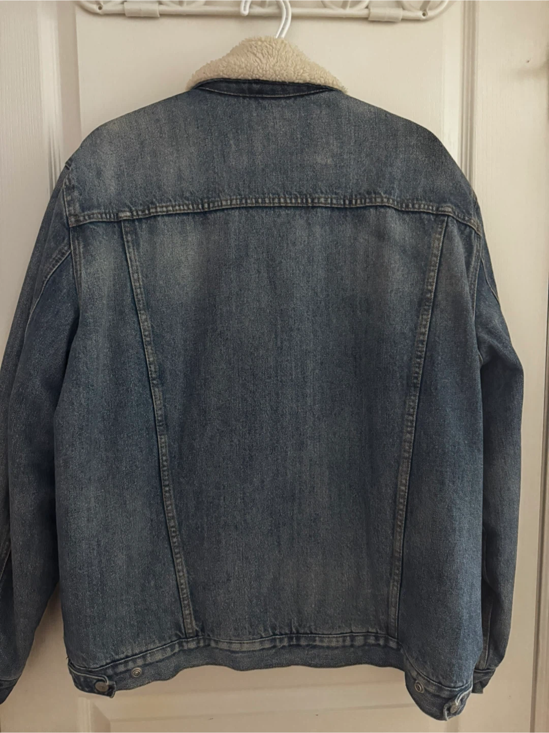 GAP Denim Sherpa Lined Trucker Jacket - photo 3