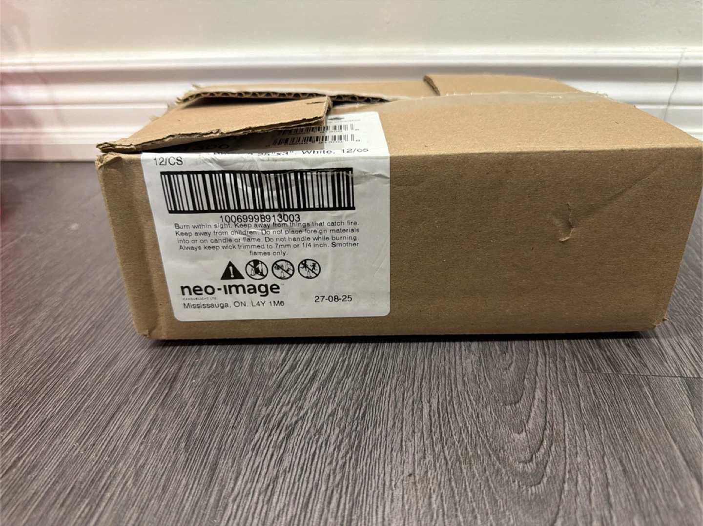White Pillar Candles - Box of 12 (2 box available) - photo 2