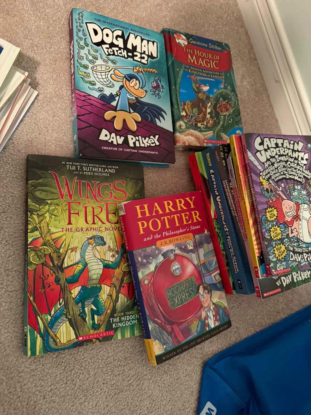 Mixed Kids Books Bundle: Harry Potter, Dog Man, etc - photo 2