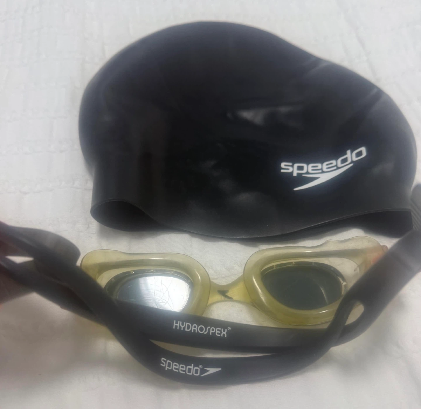 Speedo Swim Cap and Hydrospex Goggles Set - photo 2