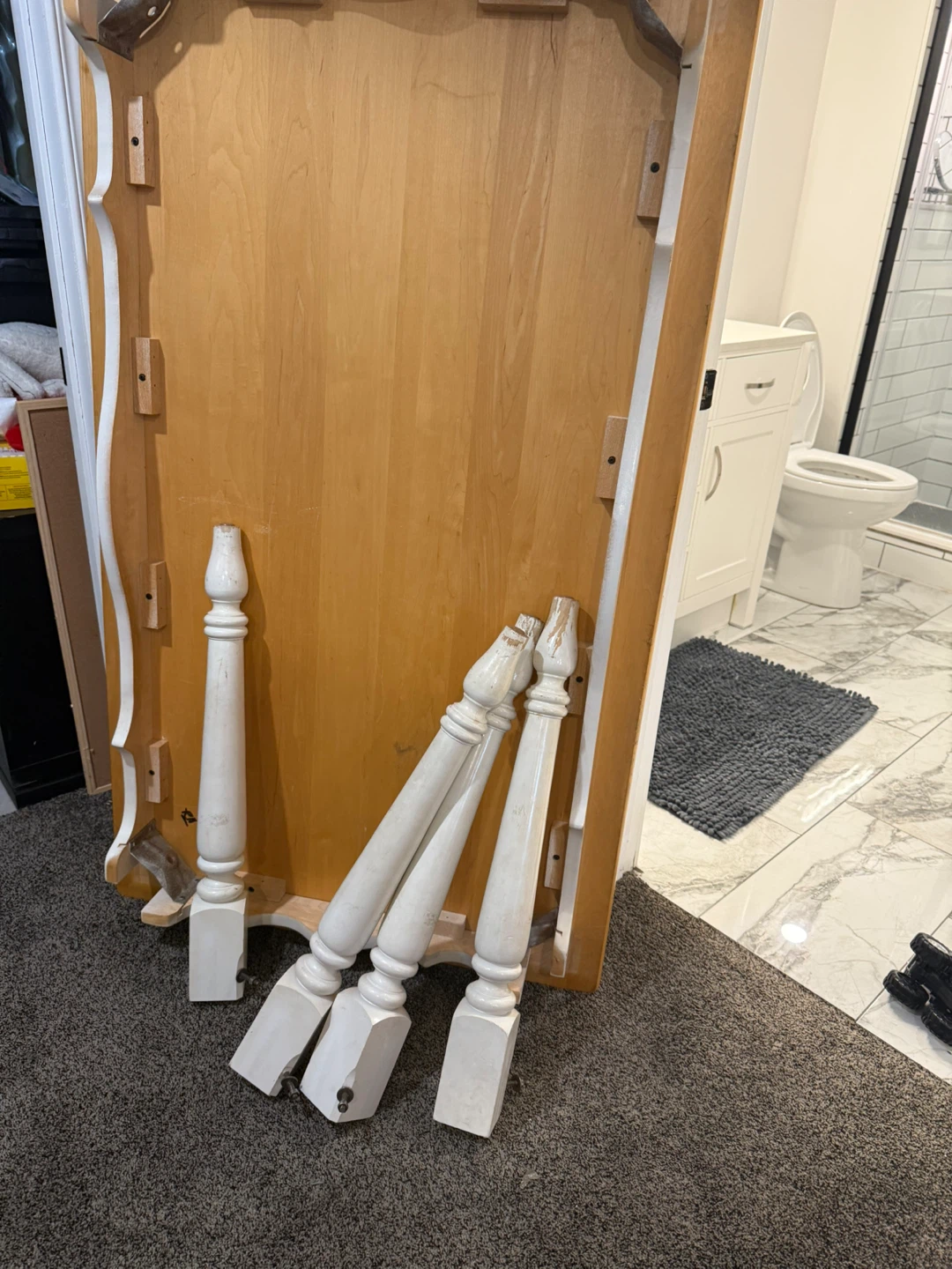 Wooden Table Top with Detachable Legs - photo 2