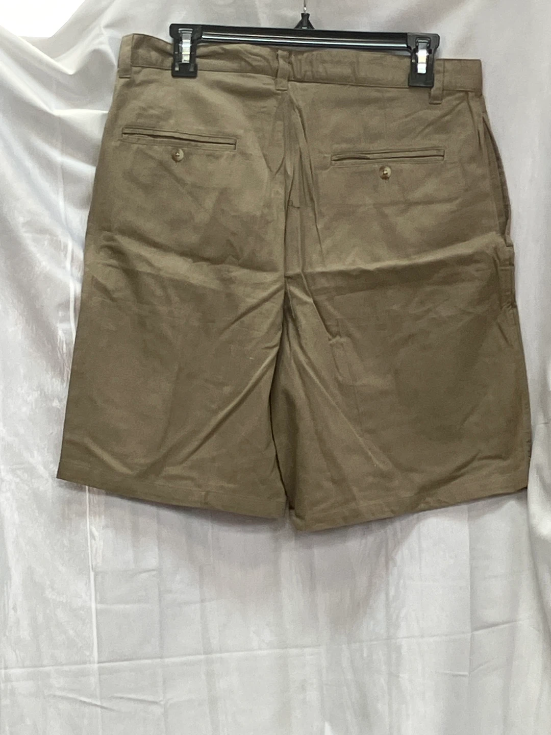 Men's Khaki Pleated Shorts - photo 2