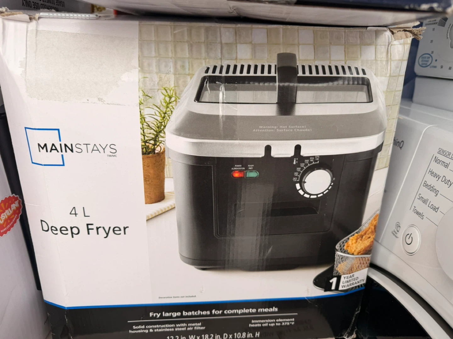 Mainstays 4L Deep Fryer