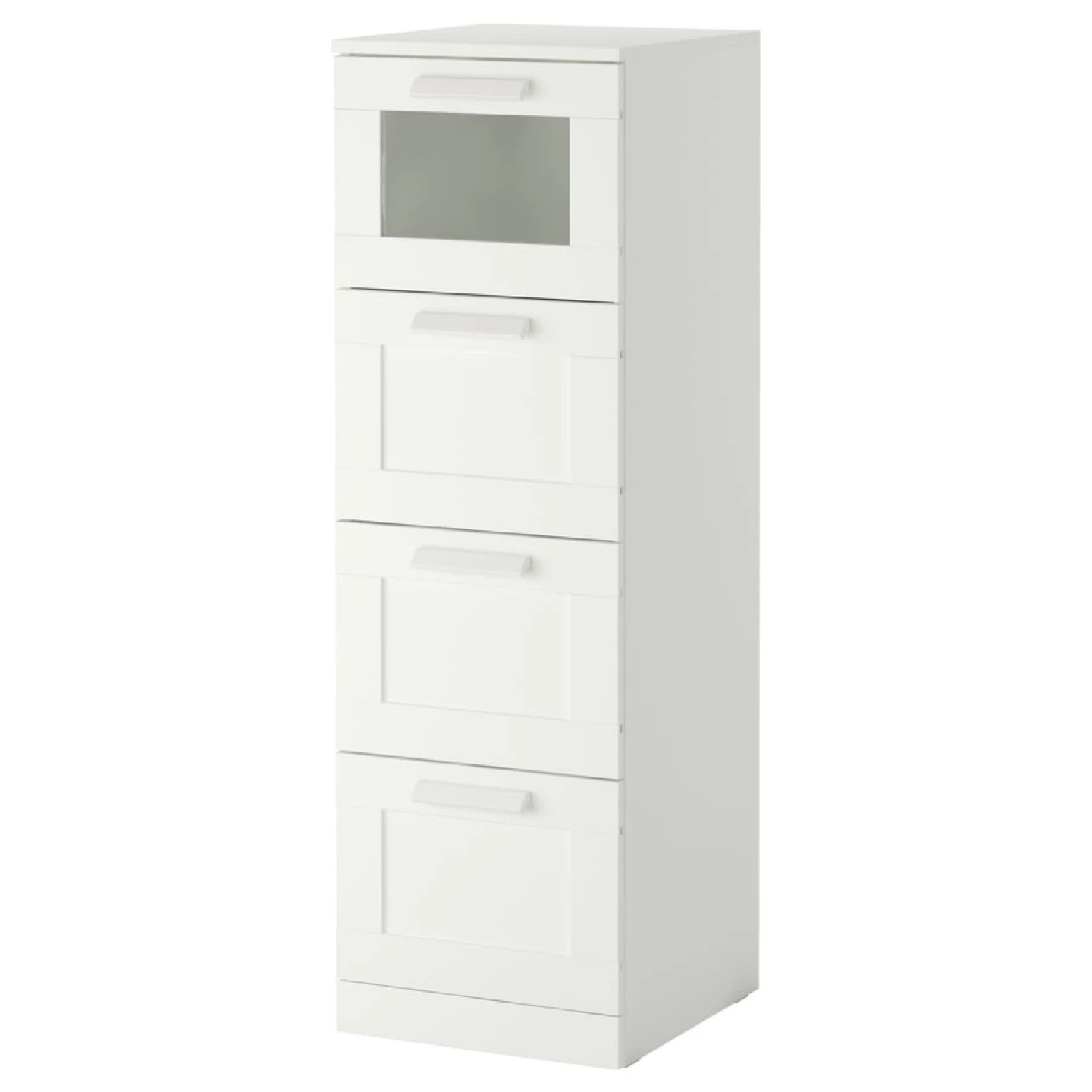 White IKEA 4 Drawer Unit - photo 2