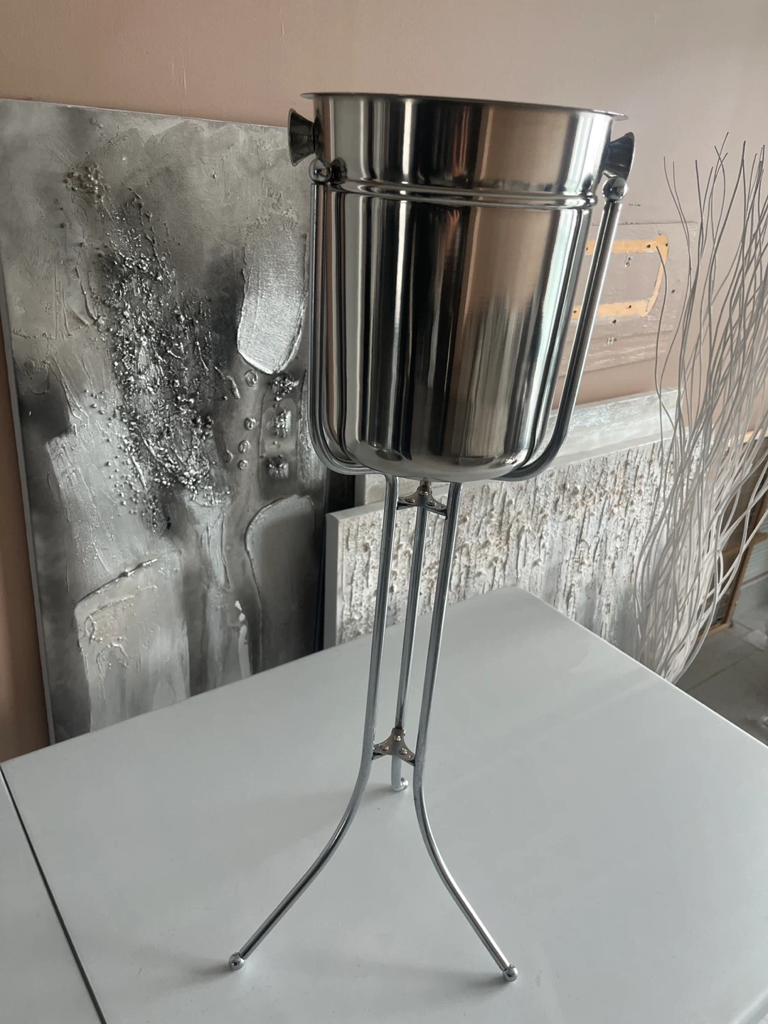 Stainless Steel Drink- Bucket-Stand