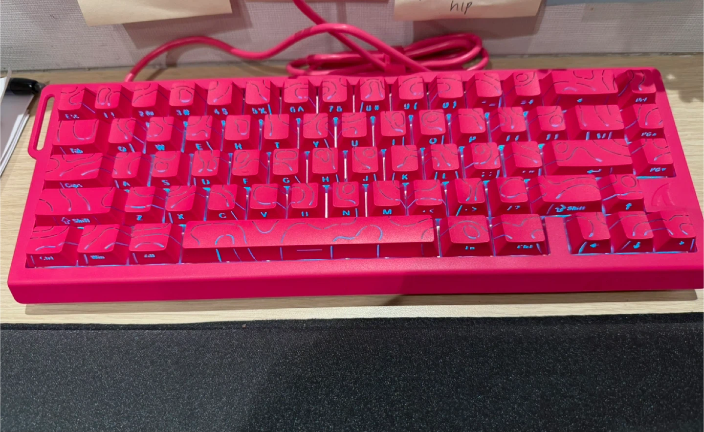Attack shark Mechanical Keyboard with Abstract Design