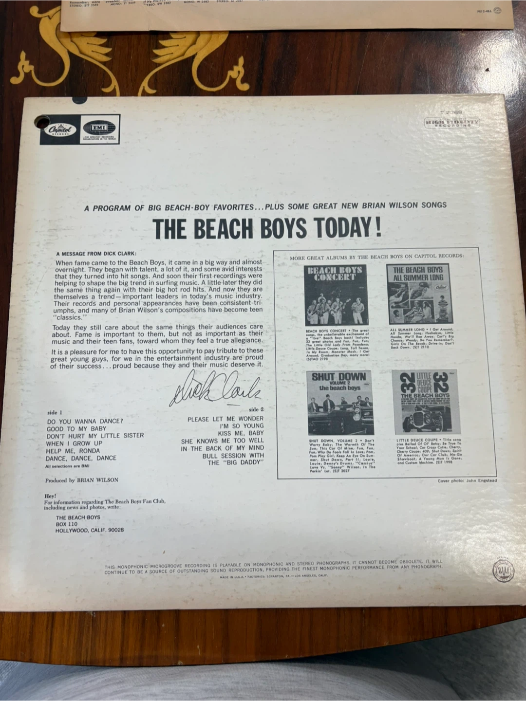 The Beach Boys Today! Vinyl Record - photo 2