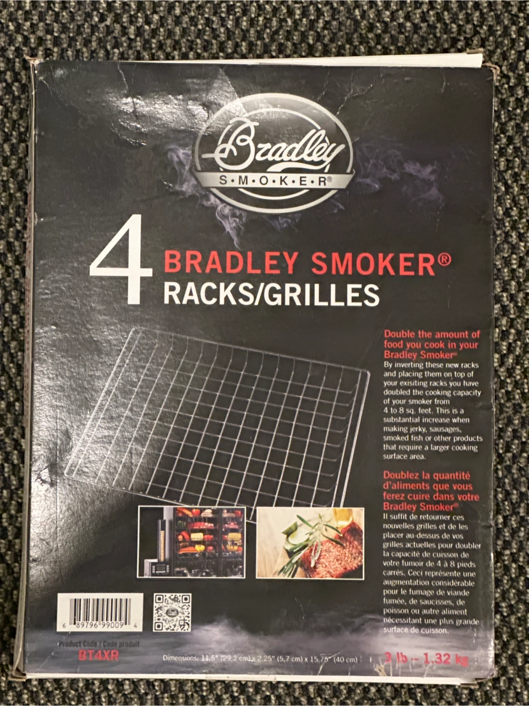 Bradley Smoker Racks/Grilles (4 Pack)