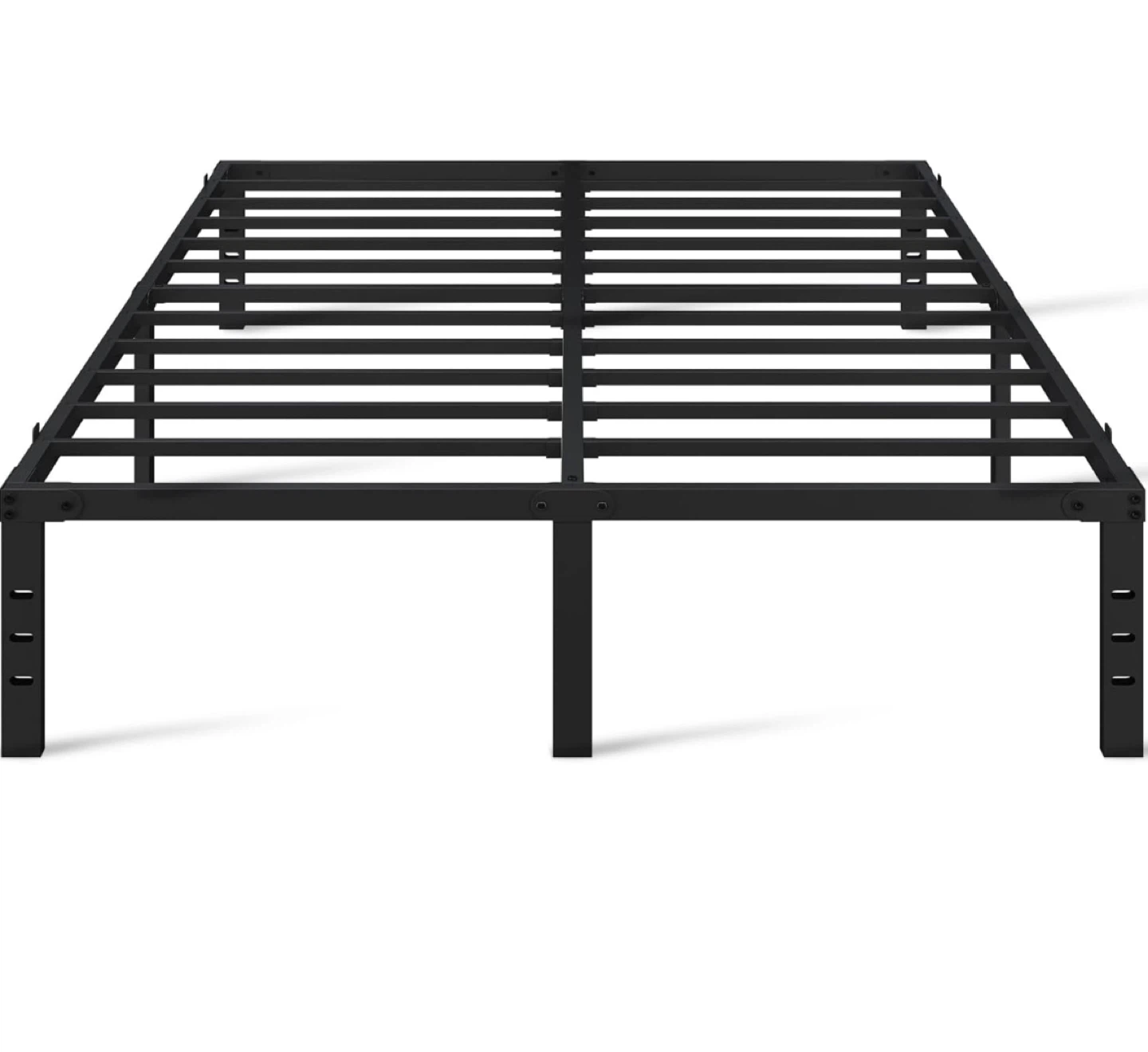 Queen Size Black Metal Bed Frame - photo 2
