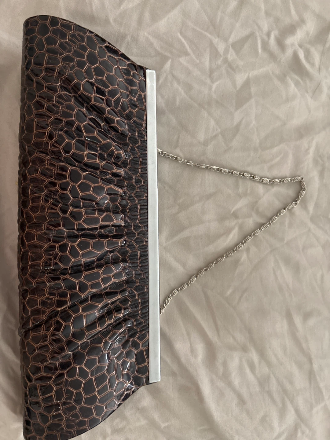 Women's Clutch Purse with Chain Strap - photo 2