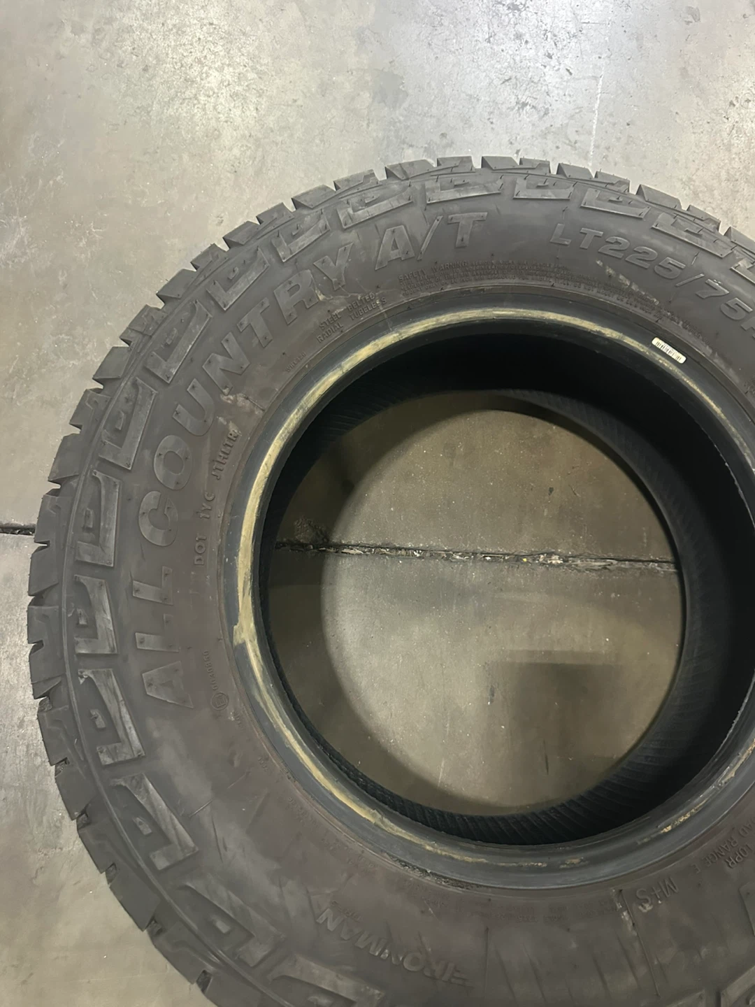 Ironman All Country A/T Tire LT225/75R16 - photo 3