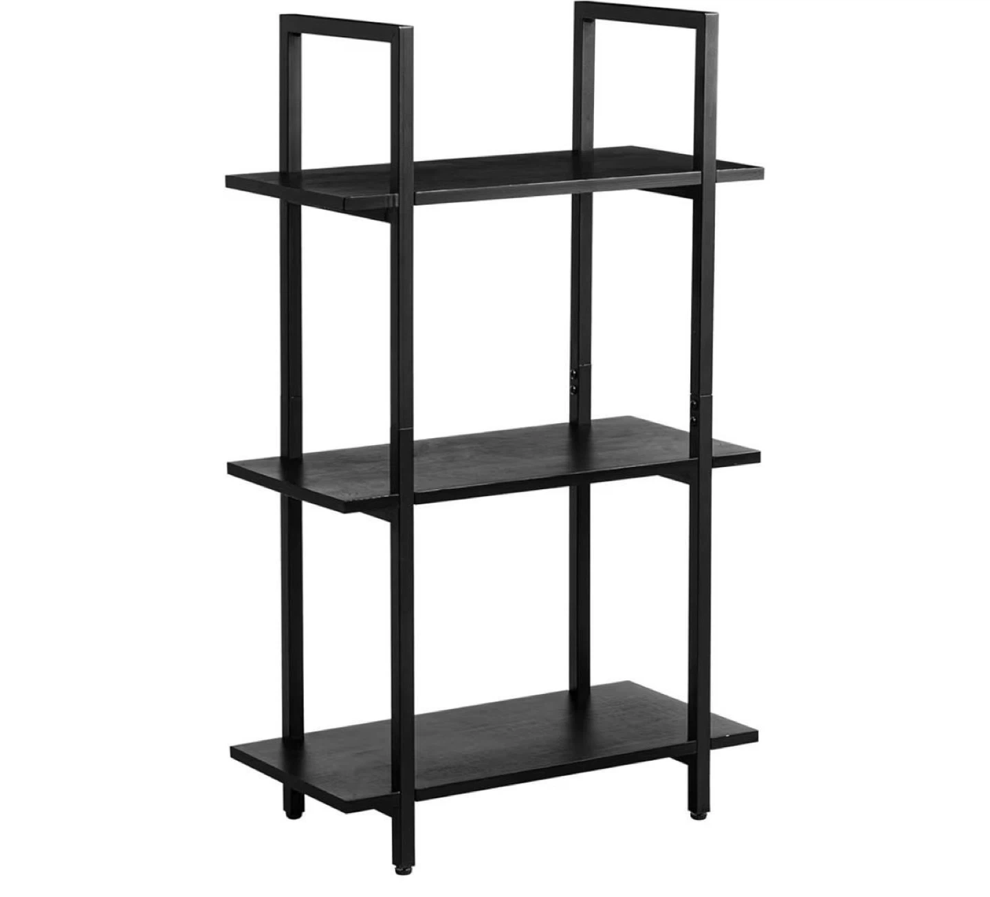 Navaris Mid Century Bookcase with 3 Shelves
