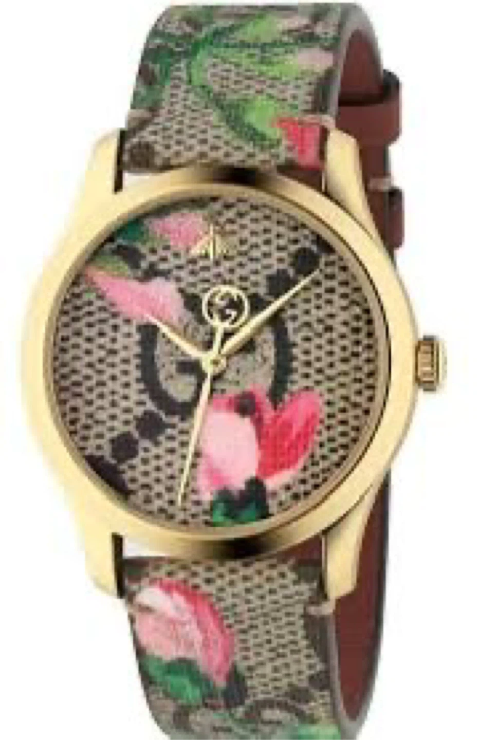 Gucci Watch with Floral Pattern