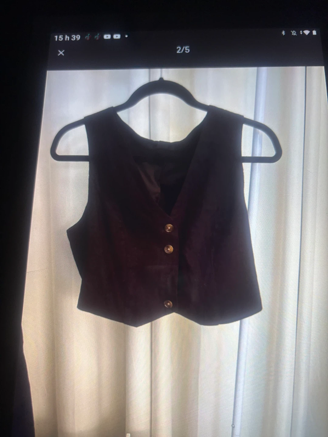 Ensemble pantalon et gilet Forever 21 noir grandeur M - photo 2