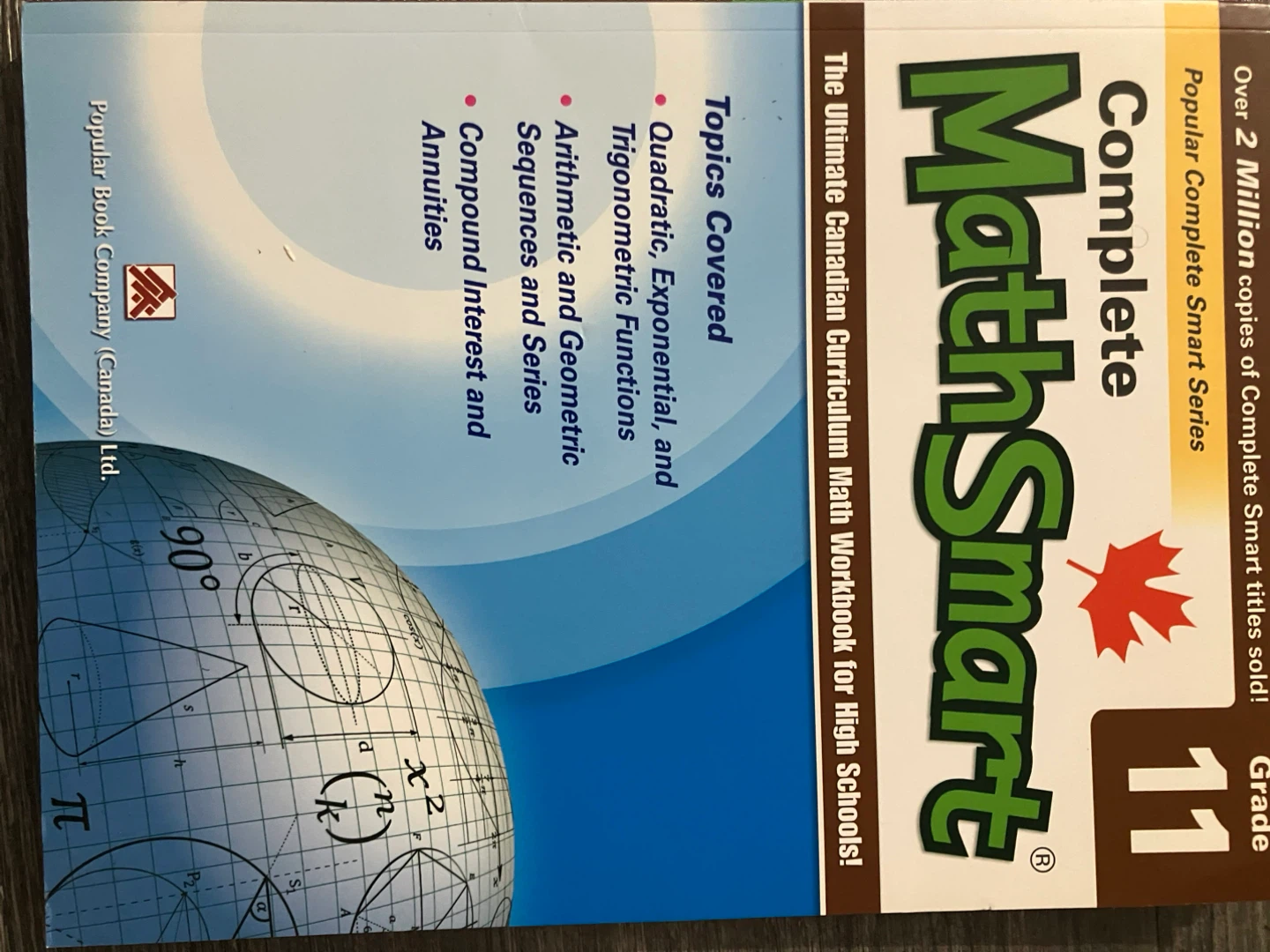 Complete MathSmart 11 Grade Workbook