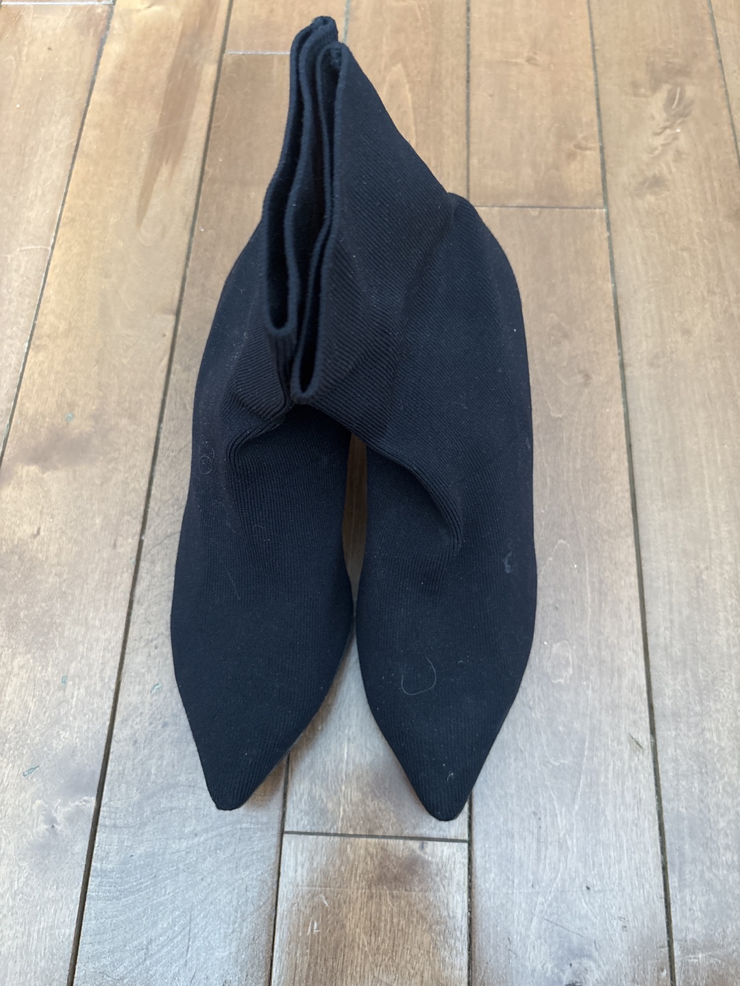 Liviana Conti Black Sock Boots Size 38