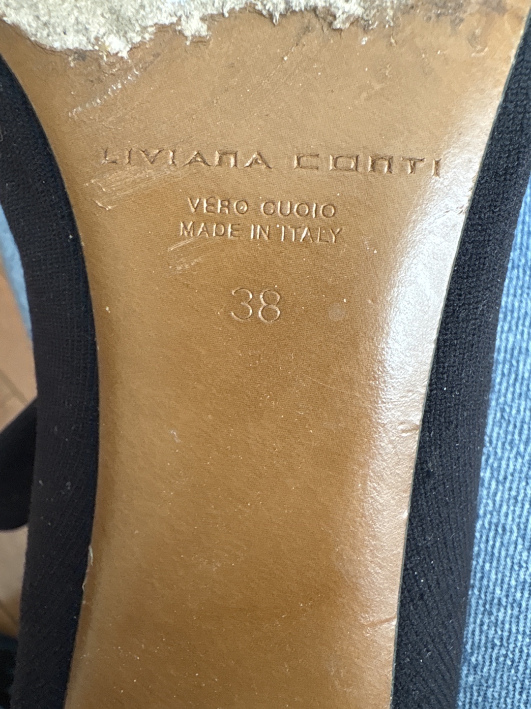 Liviana Conti Black Sock Boots Size 38 - photo 3