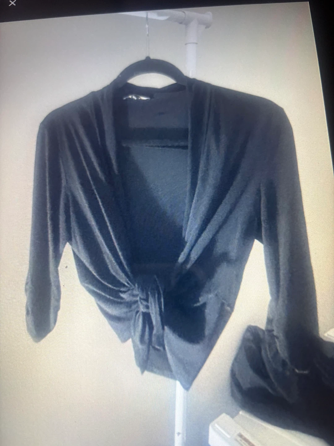 Cardigan noir Lori Michaels Collection
