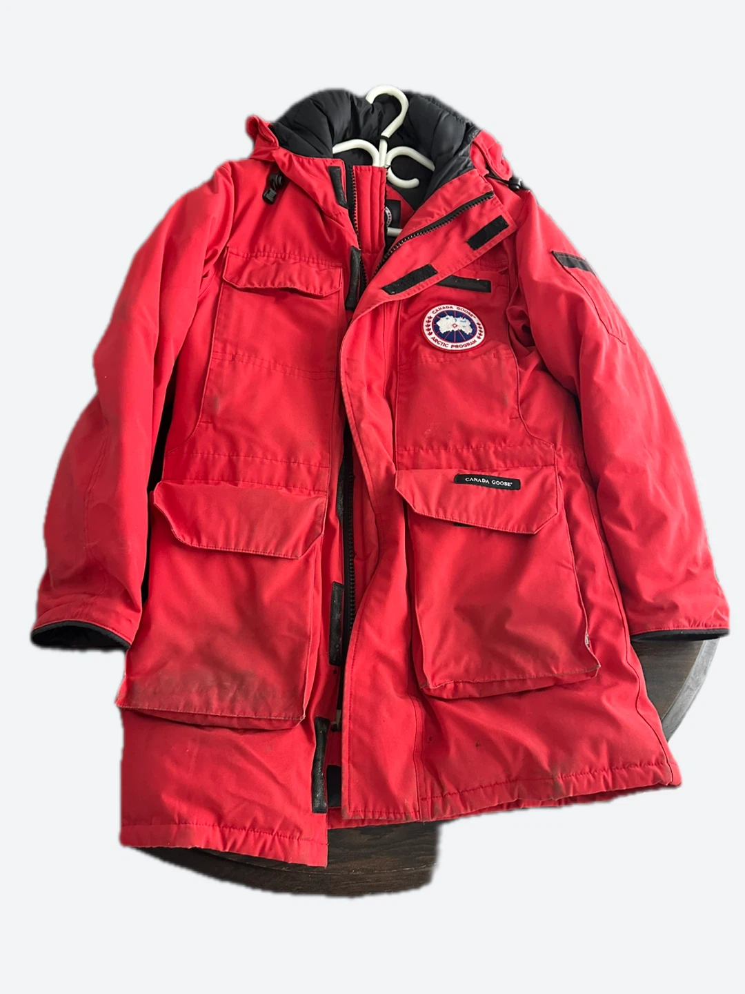 Canada Goose Red Parka Jacket