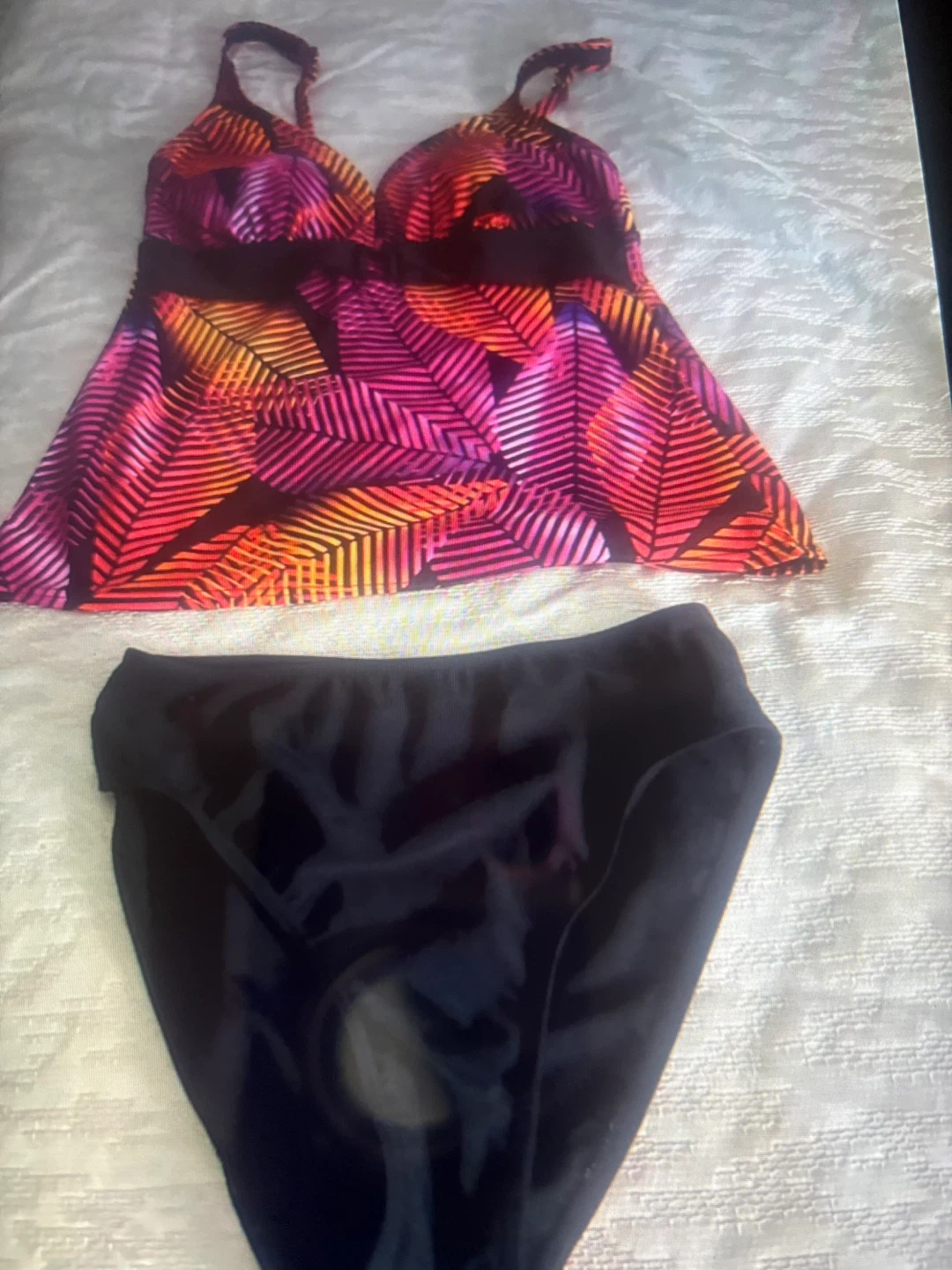Ensemble de maillot de bain tankini imprimé