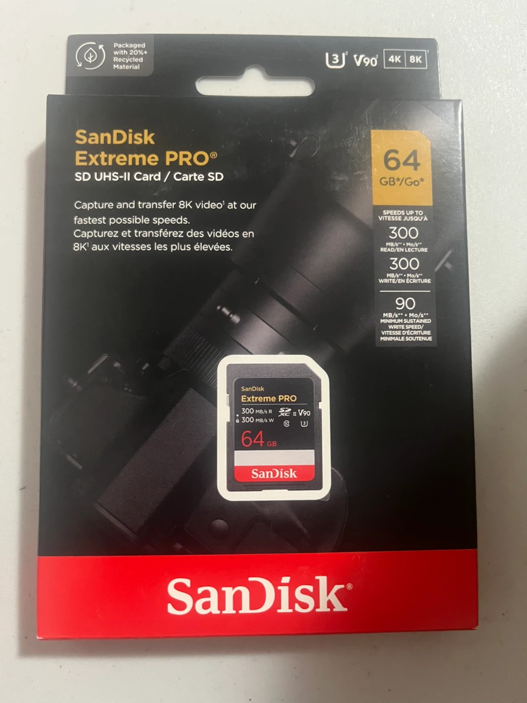 SanDisk Extreme PRO 64GB SD UHS-II Card