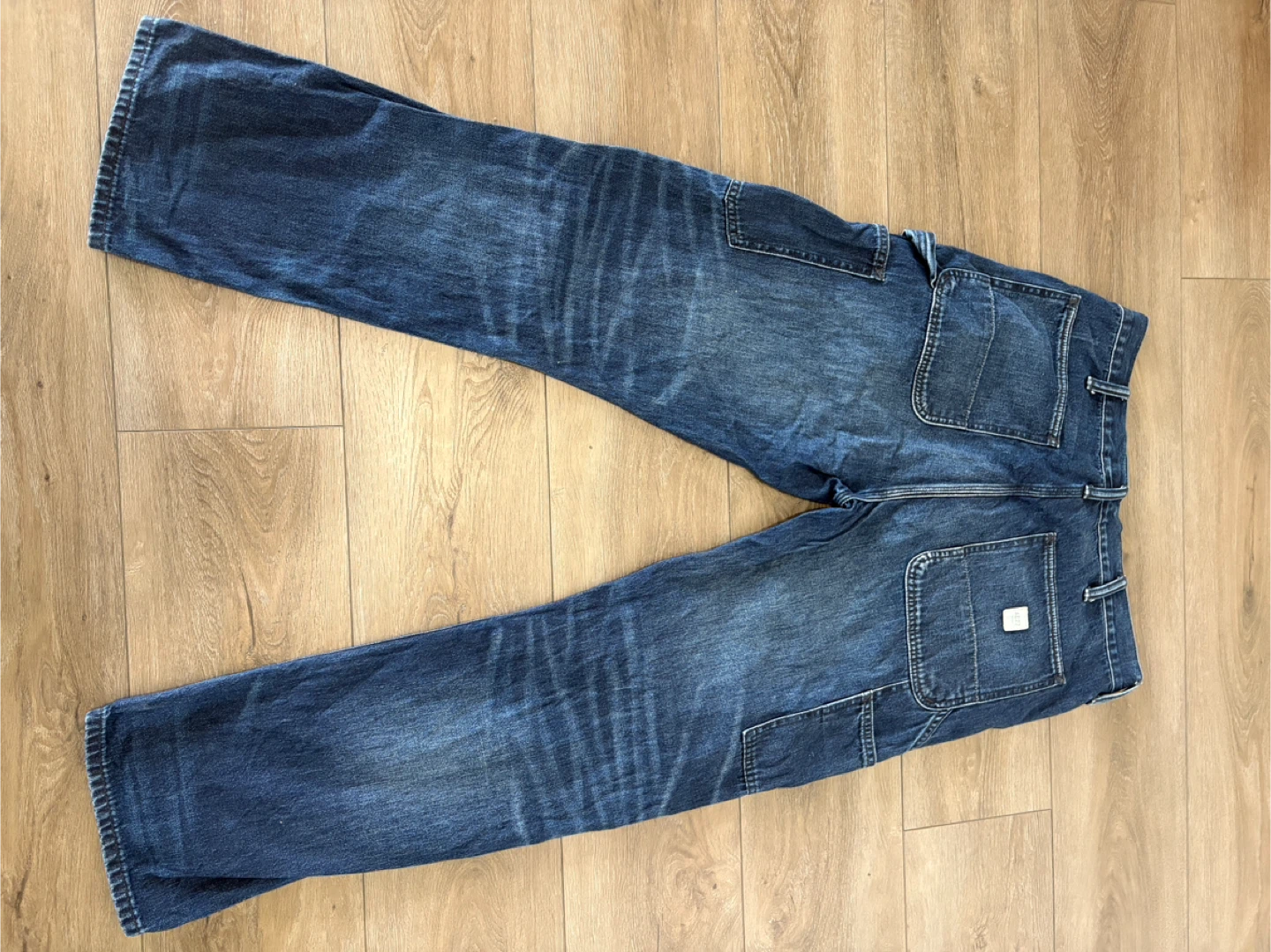 AE77 Loose Fit Jeans Carpenter pants size 31x32 - photo 5