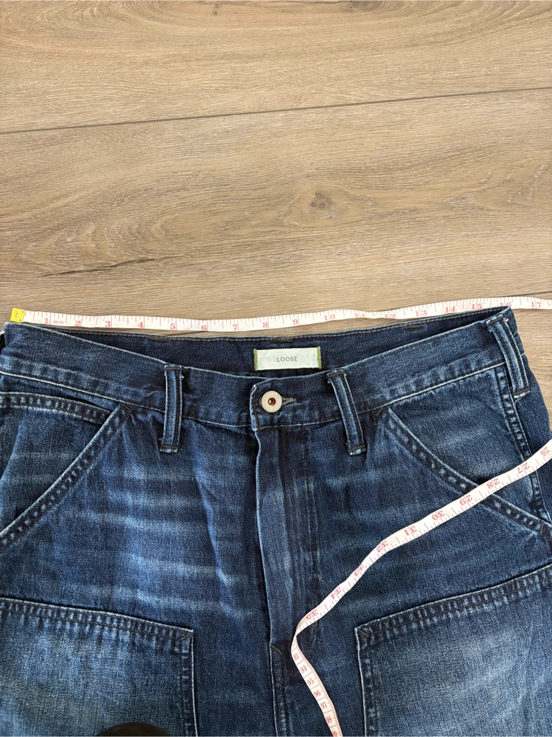 AE77 Loose Fit Jeans Carpenter pants size 31x32 - photo 3