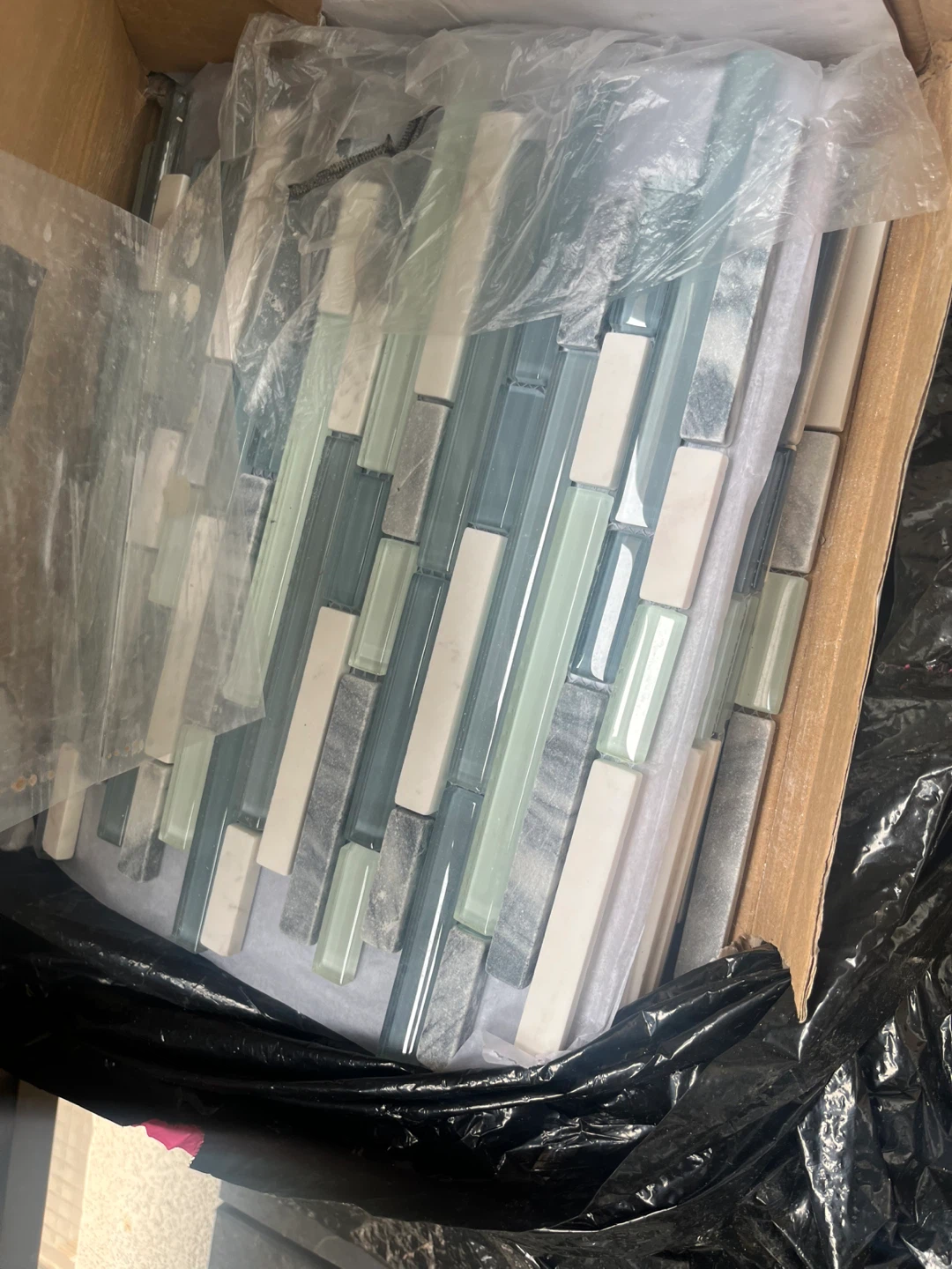 Anatolia Glass and Stone Mosaic Tile Sheet - photo 2