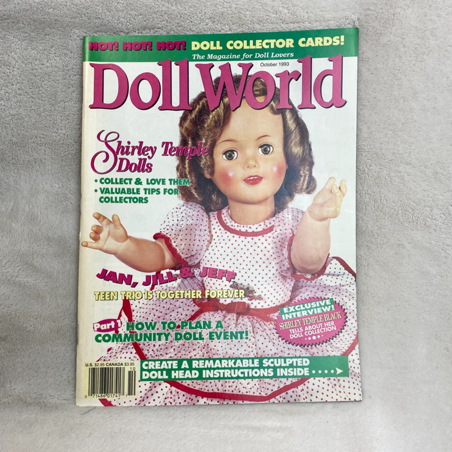 🥕2 FREE Doll World Magazine October 1993 Shirley Temple Dolls - photo 5