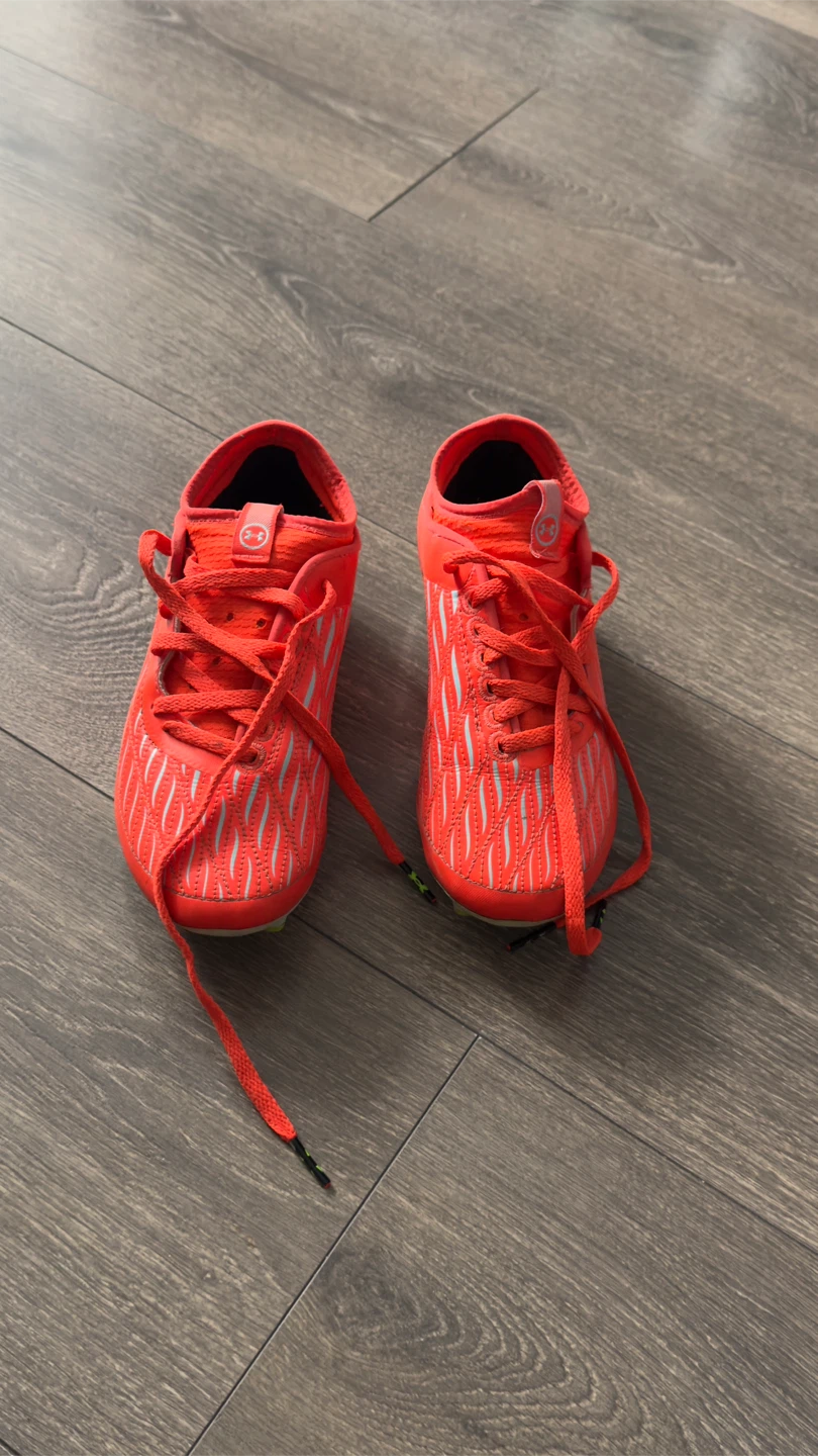 Kids Under Armour Orange Football Cleats - photo 5
