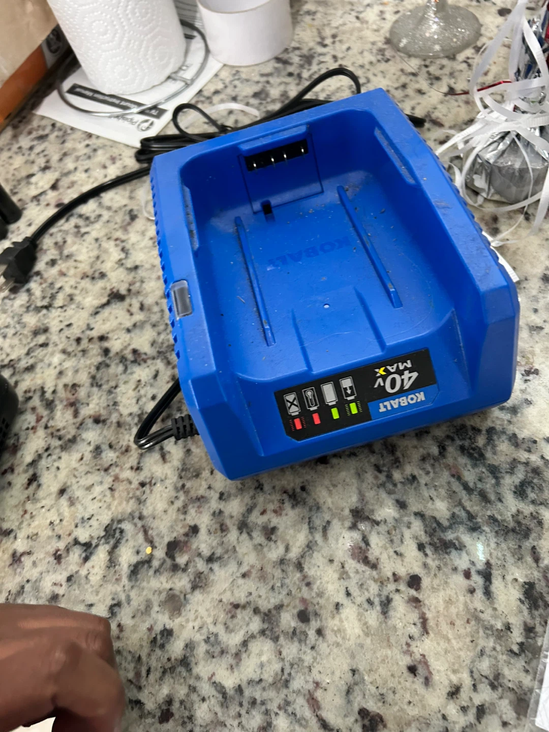 Kobalt 40V Max Lithium-Ion Battery and Charger - photo 2