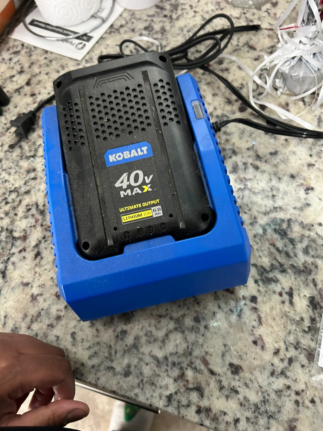 Kobalt 40V Max Lithium-Ion Battery and Charger - photo 5