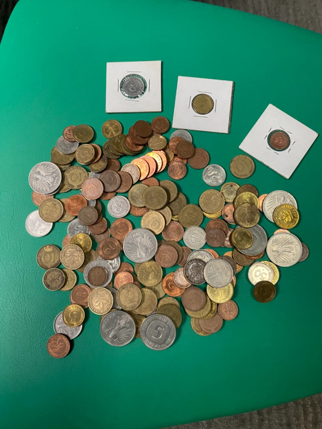 Collection of assorted West Germany coins