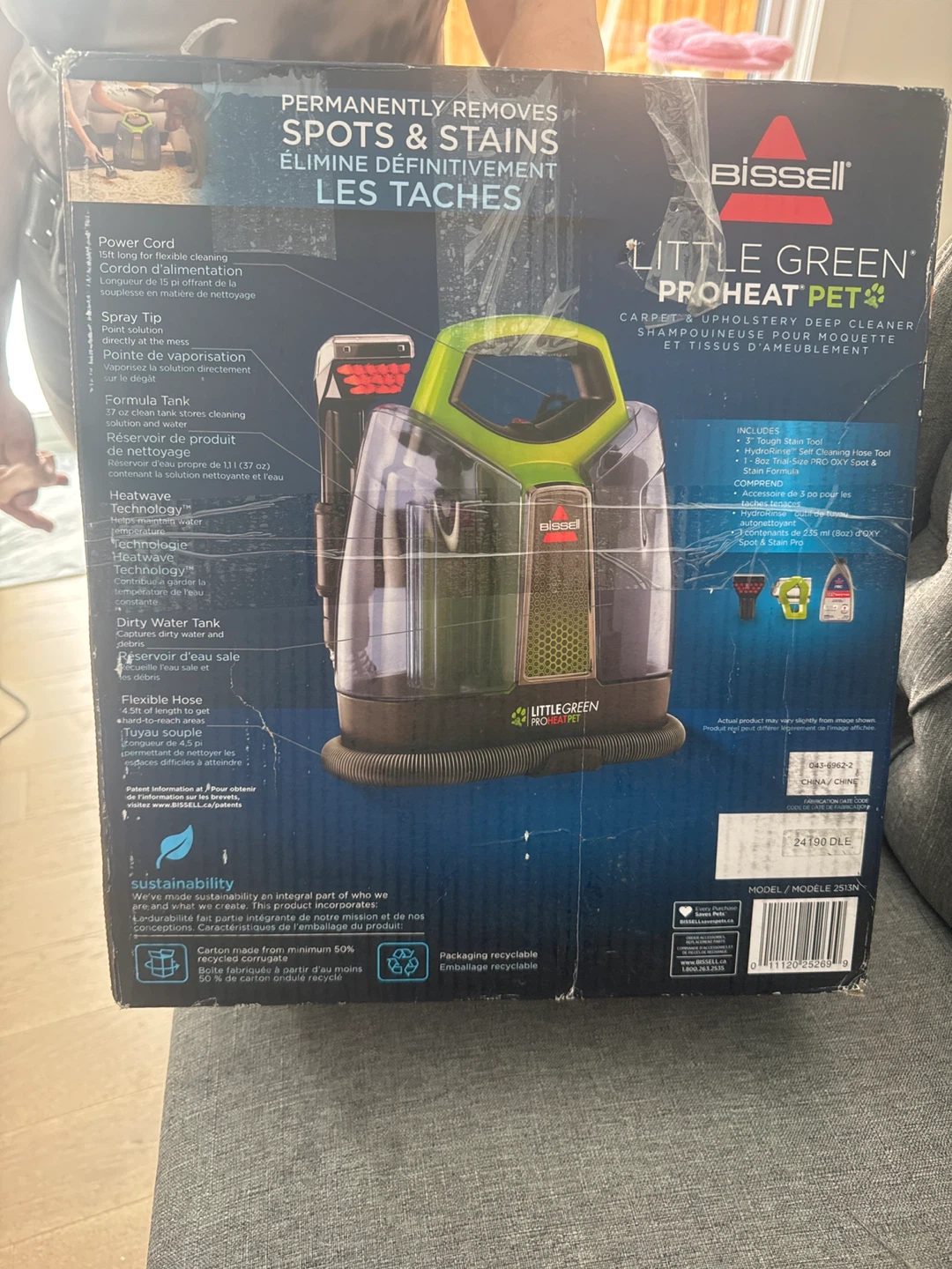 Bissell Little Green Proheat Pet Carpet Cleaner