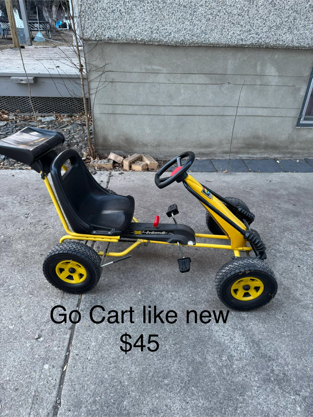 Yellow Go Kart