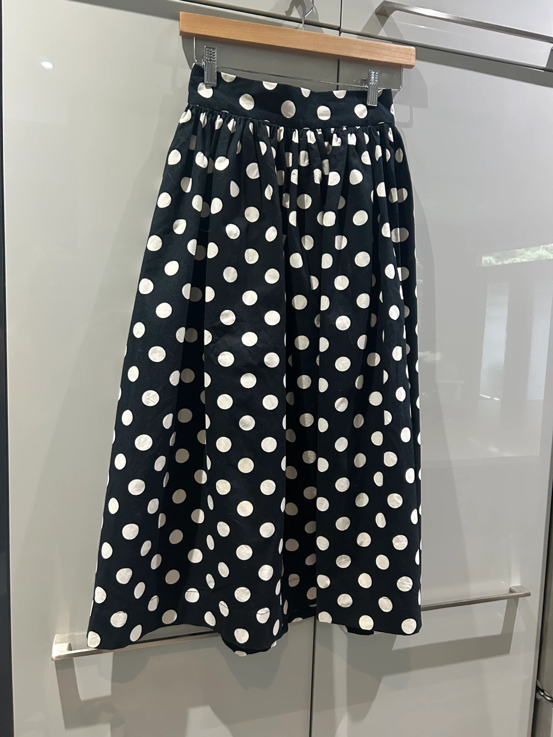 H&M Polka Dot Midi Skirt