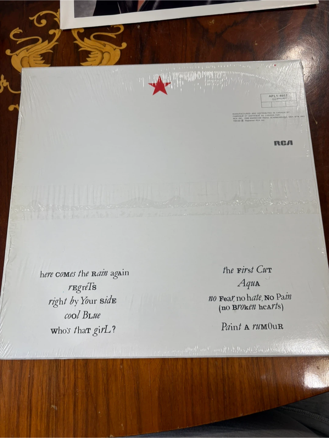 Eurythmics Touch Vinyl LP Album - photo 2