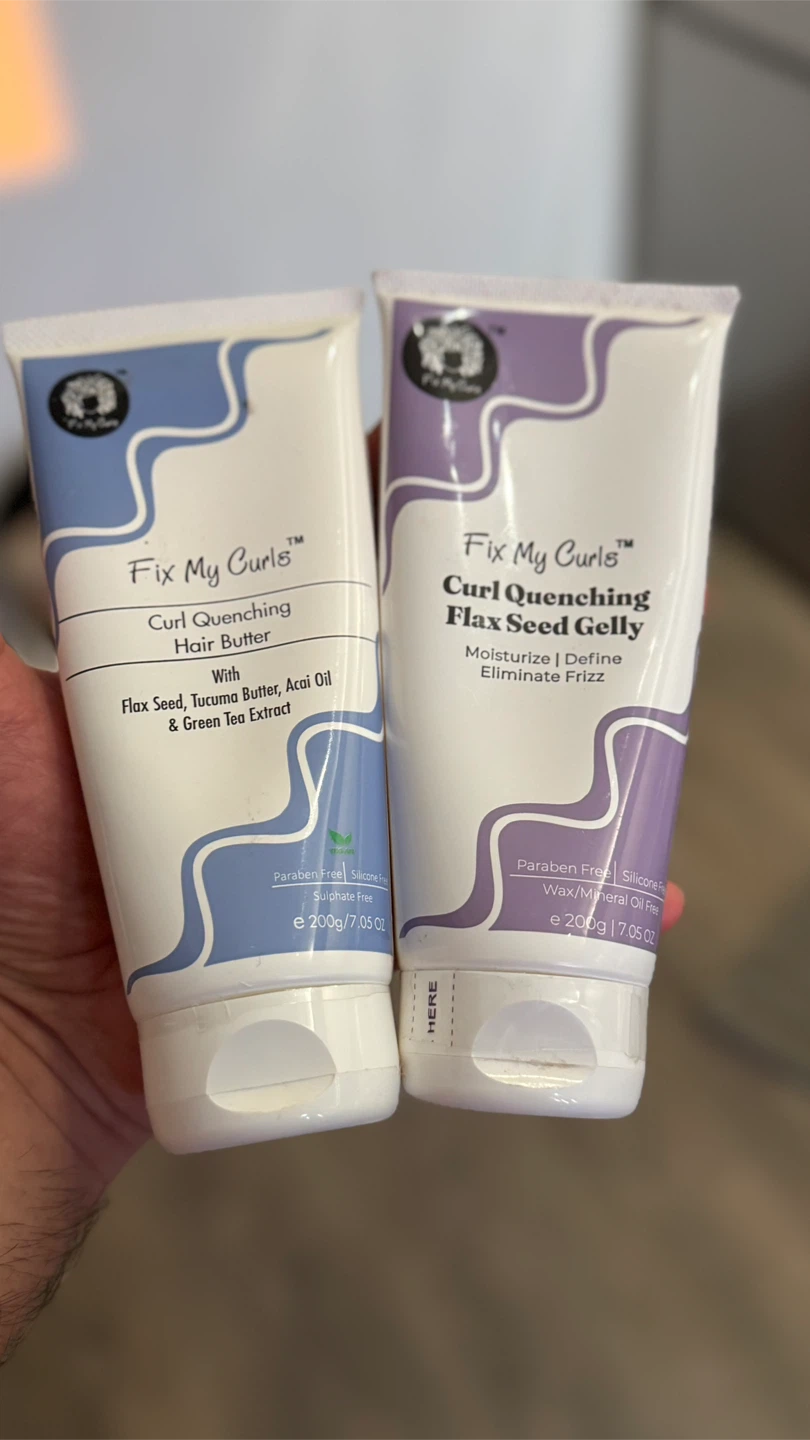 Fix My Curls Curl Quenching Hair Butter & Gelly Set