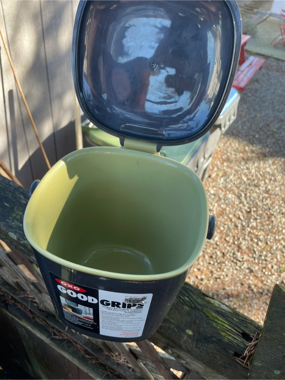 OXO GoodGrips Compost Bin Garbage Can Bin Trash Can - photo 2