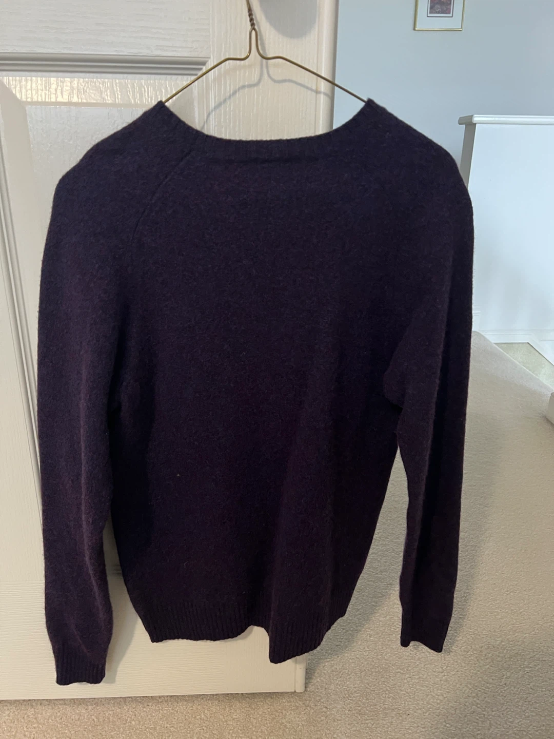 Uniqlo Men's Crewneck Sweater - Dark Purple - photo 2