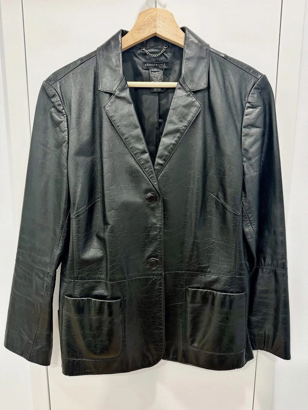 Kenneth Cole Leather Blazer - photo 5