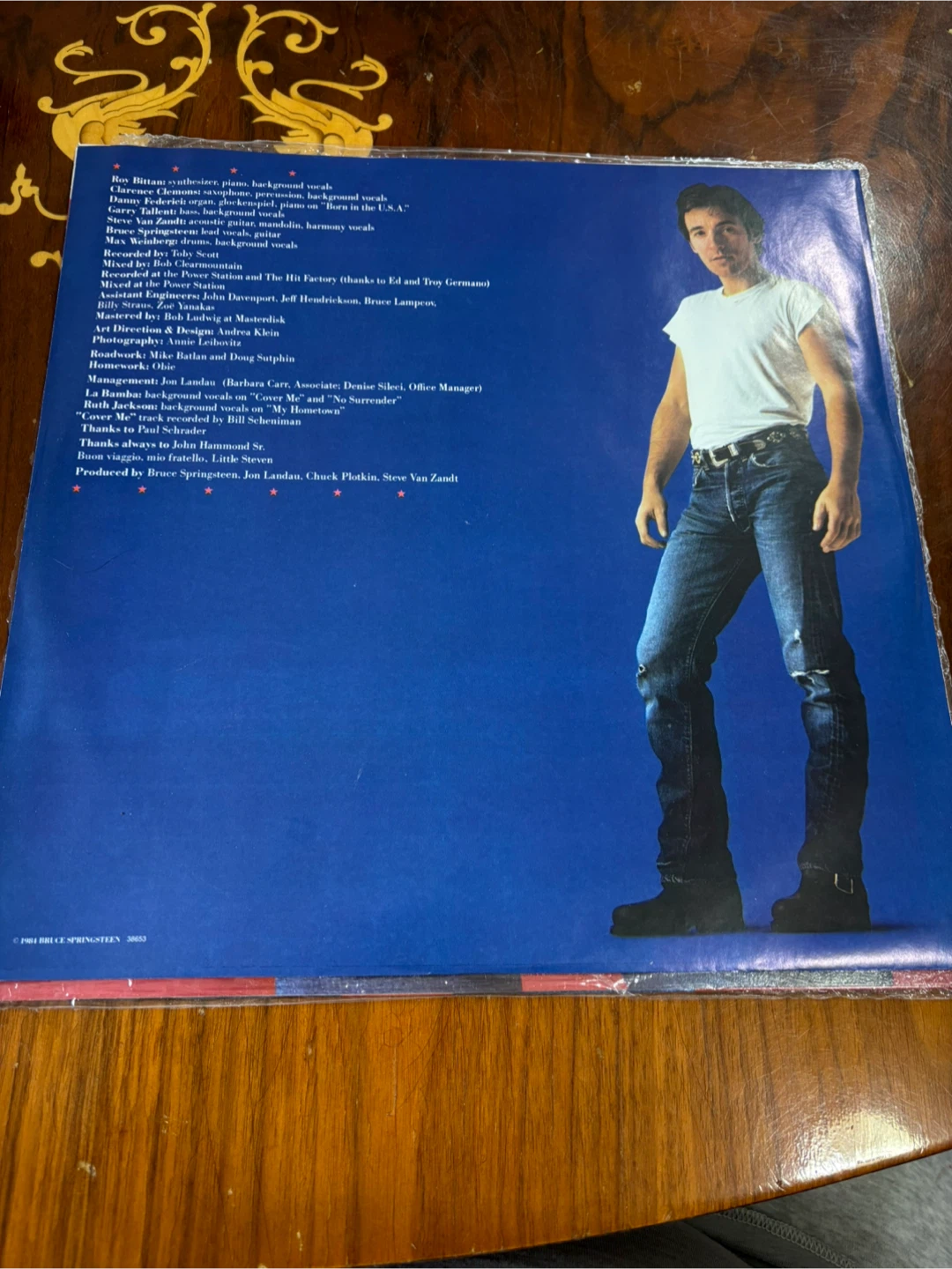 Bruce Springsteen Born in the U.S.A. Vinyl Record - photo 3