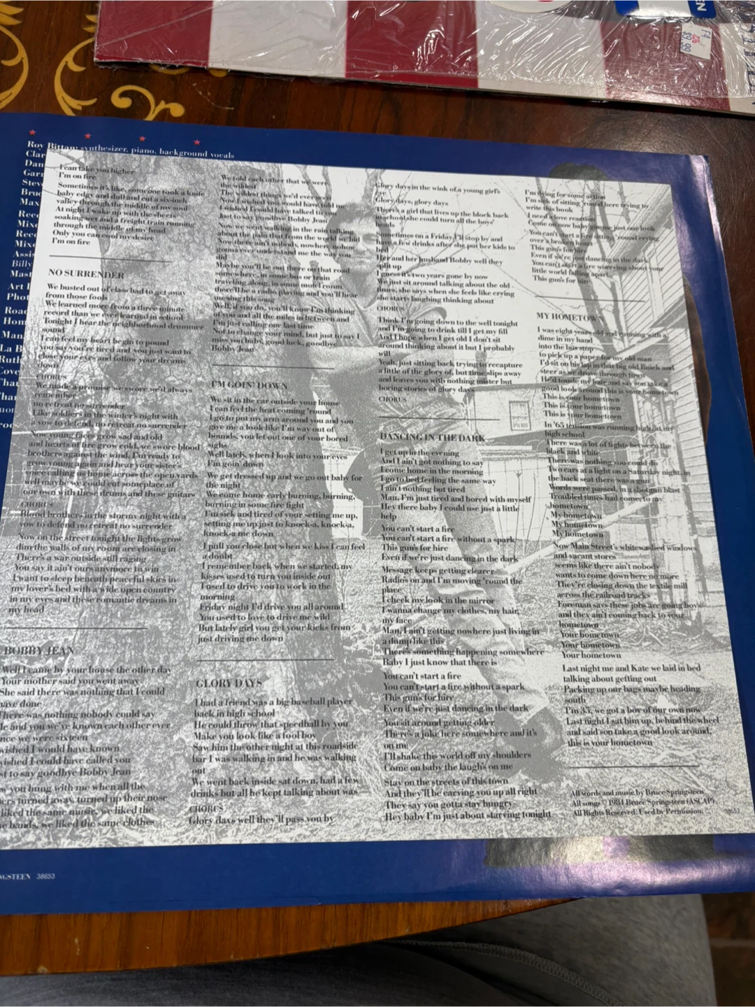 Bruce Springsteen Born in the U.S.A. Vinyl Record - photo 5