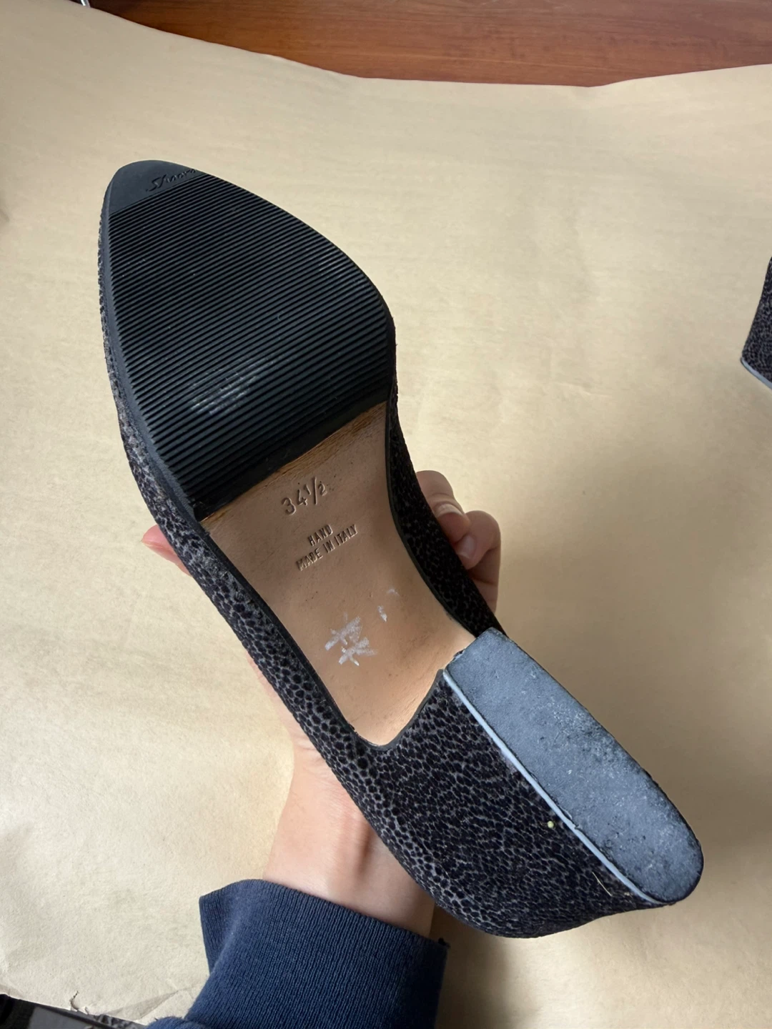 Walter Steiger Black Spotted Mary Jane Heels - US 5 / EU 34 1/2 - photo 4