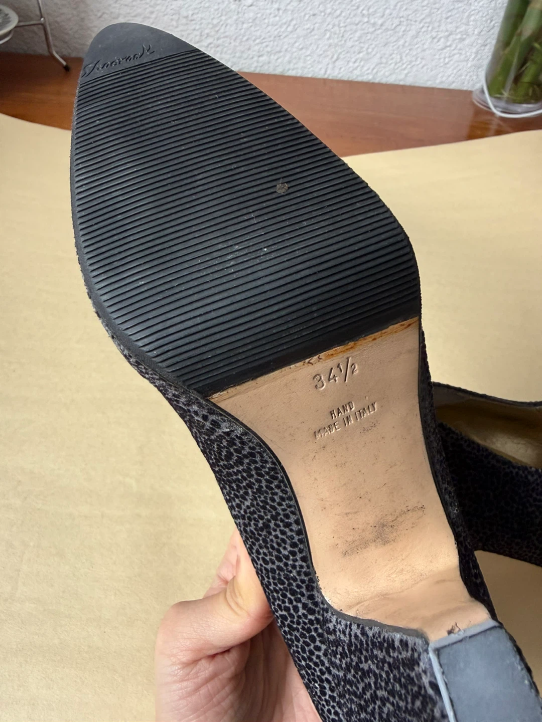 Walter Steiger Black Spotted Mary Jane Heels - US 5 / EU 34 1/2 - photo 3